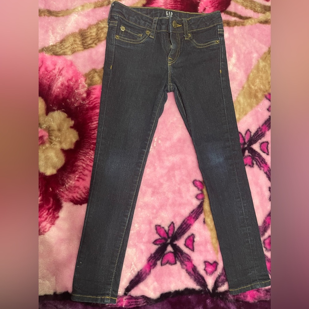 Gap Girls Jeans, Dark Wash, Size 6 Stretch Super Skinny